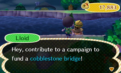 LLoid: Hey, contribute to a campaign to fund a cobblestone bridge!