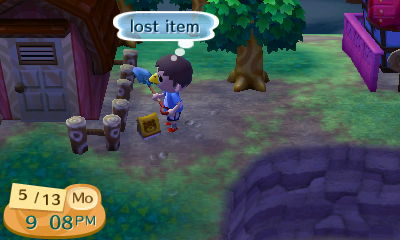 A lost item on the ground.