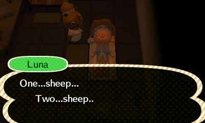 Luna: One...sheep... Two...sheep...
