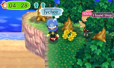 Finding a lychee while on a hide and seek tour.