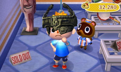 Me wearing Midna's mask.