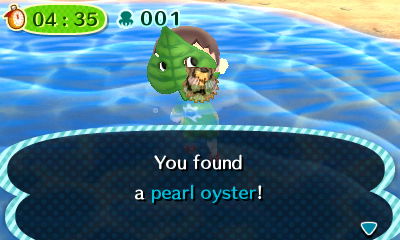 You found a pearl oyster!