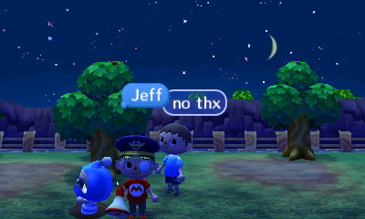 Dash tricks Nick into falling into a pitfall.