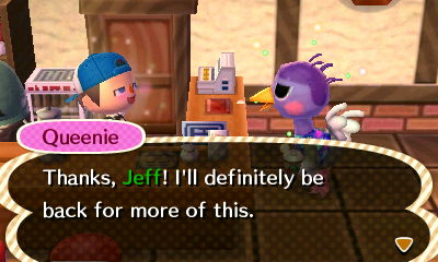 Queenie: Thanks, Jeff! I'll definitely be back for more of this.