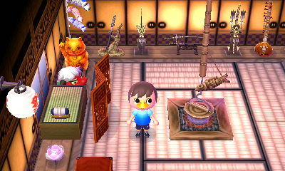 A Japanese themed room in the SpotPass home belonging to Reggie from Nirvana.