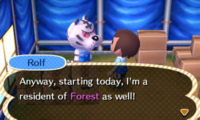 Rolf: Anyway, starting today, I'm a resident of Forest as well!
