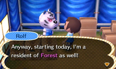Rolf: Anyway, starting today, I'm a resident of Forest as well!
