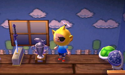 Me standing next to my silver fish trophy.