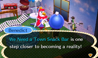 Benedict: We Need a Town Snack Bar is one step closer to becoming a reality!