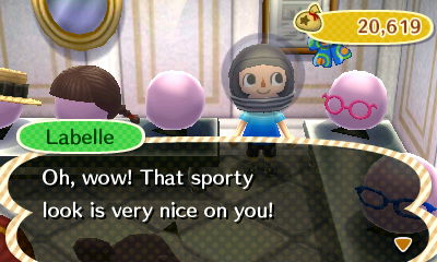 Labelle: Oh, wow! That sporty look is very nice on you!