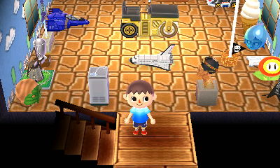 For the first time, there were stairs going up!