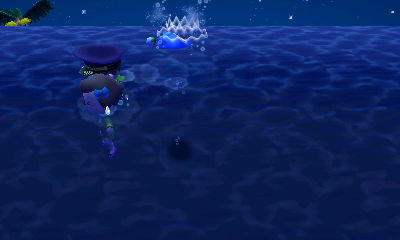 Wendy and Dash getting stung by jellyfish.