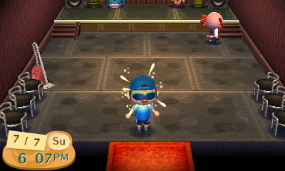 Using the sunniness emotion inside Club LOL.