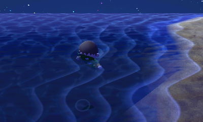 Me using a wet suit to swim in the ocean!