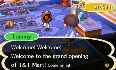 Tommy: Welcome! Welcome! Welcome to the grand opening of T&T Mart! Come on in!