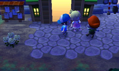 Me and two visitors using emotions.