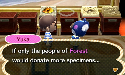 Yuka: If only the people of Forest would donate more specimens...