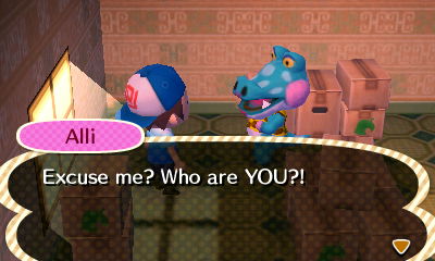 Alli: Excuse me? Who are YOU?!