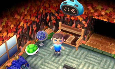 The autumn wall and sand garden floor I got from Saharah, as seen in my house.