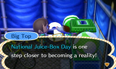 Big Top: National Juice-Box Day is one step closer to becoming a reality!