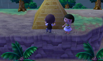 Jeff dancing the Shrunk Funk Shuffle for Cleopatra (Wendy).