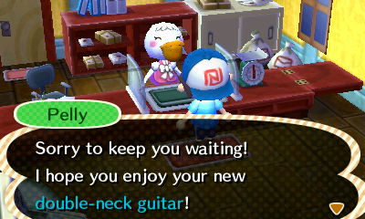 Pelly: Sorry to keep you waiting! I hope you enjoy your new double-neck guitar!