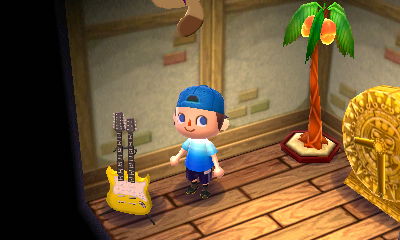 The double-neck guitar, the Best Buy exclusive DLC.