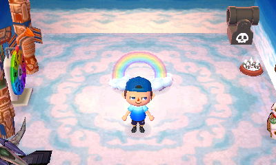 My newly expanded (and cloudy) upstairs room.