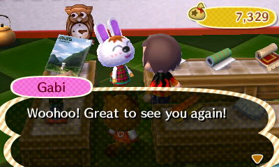 Gabi: Woohoo! Great to see you again!