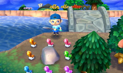 The ores I got from today's gem rock.