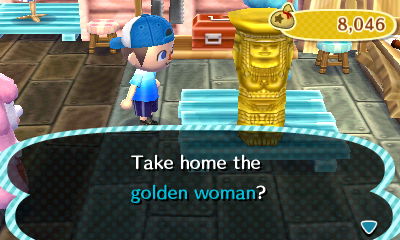 Take home the golden woman?