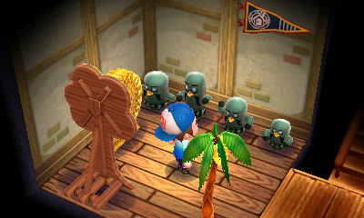 The HHA pennant on my wall that I got from the Happy Homes Academy.