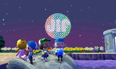 A firework featuring the Jif peanut butter logo at the fireworks festival.