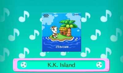 The CD album cover for K.K. Island.