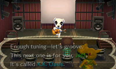 K.K.: Enough tuning--let's groove. This next one is for you, Jeff. It's called K.K. Oasis.
