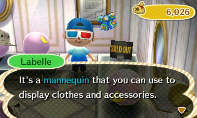 Labelle: It's a mannequin that you can use to display clothes and accessories.