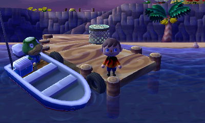 The location I picked out for my lighthouse, as seen from the dock.