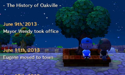 - The History of Oakville - June 9th, 2013: Mayor Wendy took office. June 11th, 2013: Eugene moved to town.