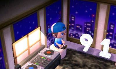 My nine lamp next to my one lamp.