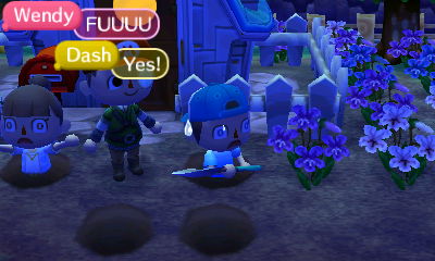 Jeff and Wendy struggling to get out of pitfalls buried by Dash.