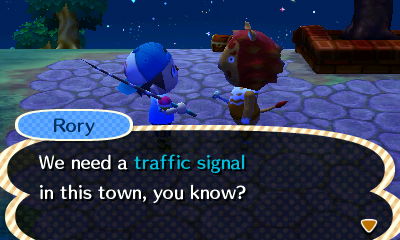 Rory: We need a traffic signal in this town, you know?