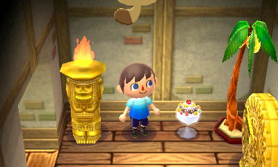 The shaved-ice lamp DLC. It looks like a sundae.