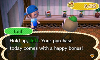 Hold up, Jeff. Your purchase today comes with a happy bonus!