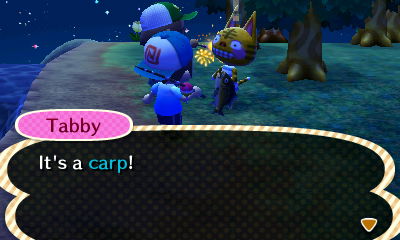Tabby: It's a carp!