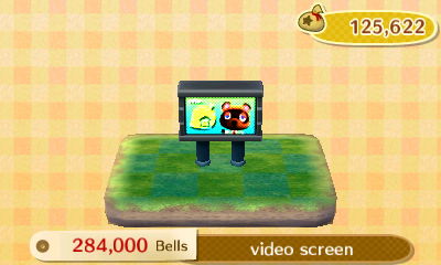 Video screen PWP: 284,000 bells.