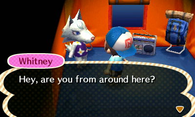 Whitney: Hey, are you from around here?