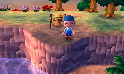 The spot on my cliff that I chose for my wind turbine PWP.