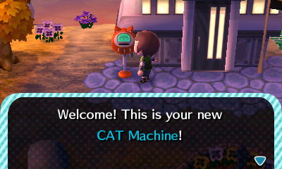 Welcome! This is your new CAT Machine!