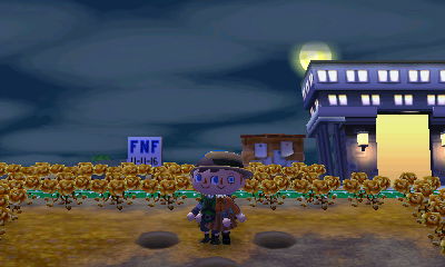 Jeff, Michael, and Merka merging in the tree stump glitch.