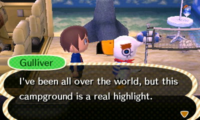 Gulliver: I've been all over the world, but this campground is a real highlight.